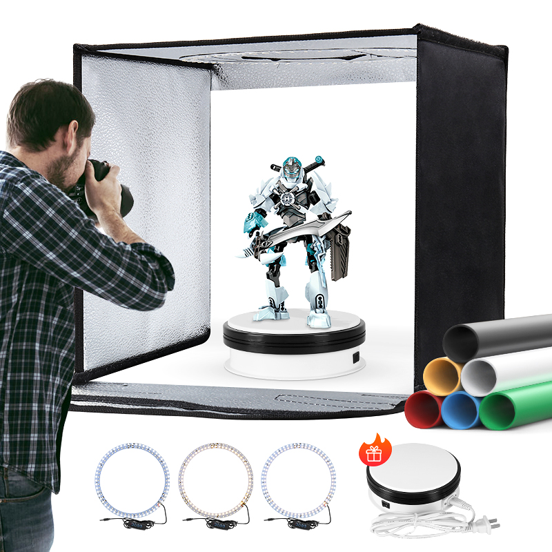 Photography Lighting Tent - 조광 가능한 라이트 박스, 사진 스튜디오