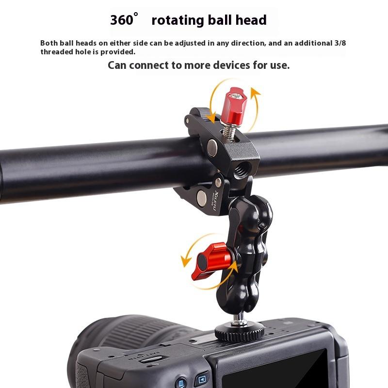 Photography Lighting Rig - 더블 볼 헤드가 있는 카메라 슈퍼