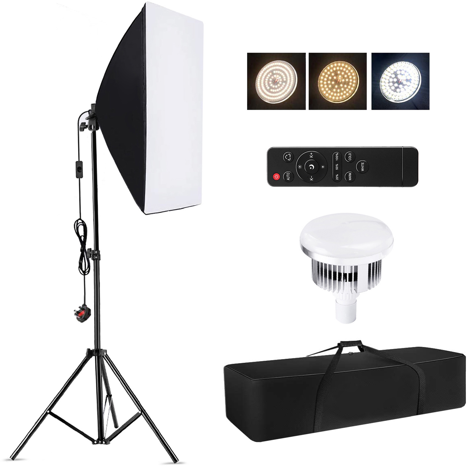 Photography Lighting Kits - Camnoon Studio 사진 조명 키트 소프트박스