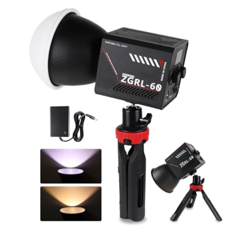 Photography Lighting Handheld - 60W COB LED 비디오 조명, 휴대용,