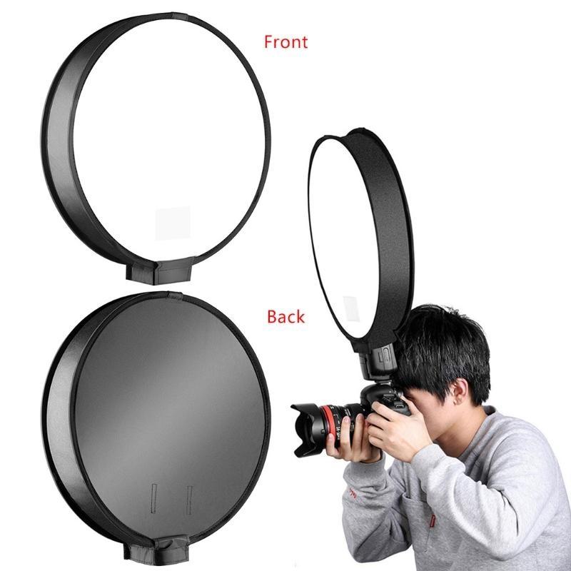 Softbox Portable Strip - 30cm/40cm 범용 미니 라운드 소프트박스 DSLR