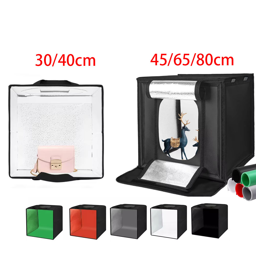 Photography Lighting Kits - 30/40/45 65 80cm 사진 텐트 사진