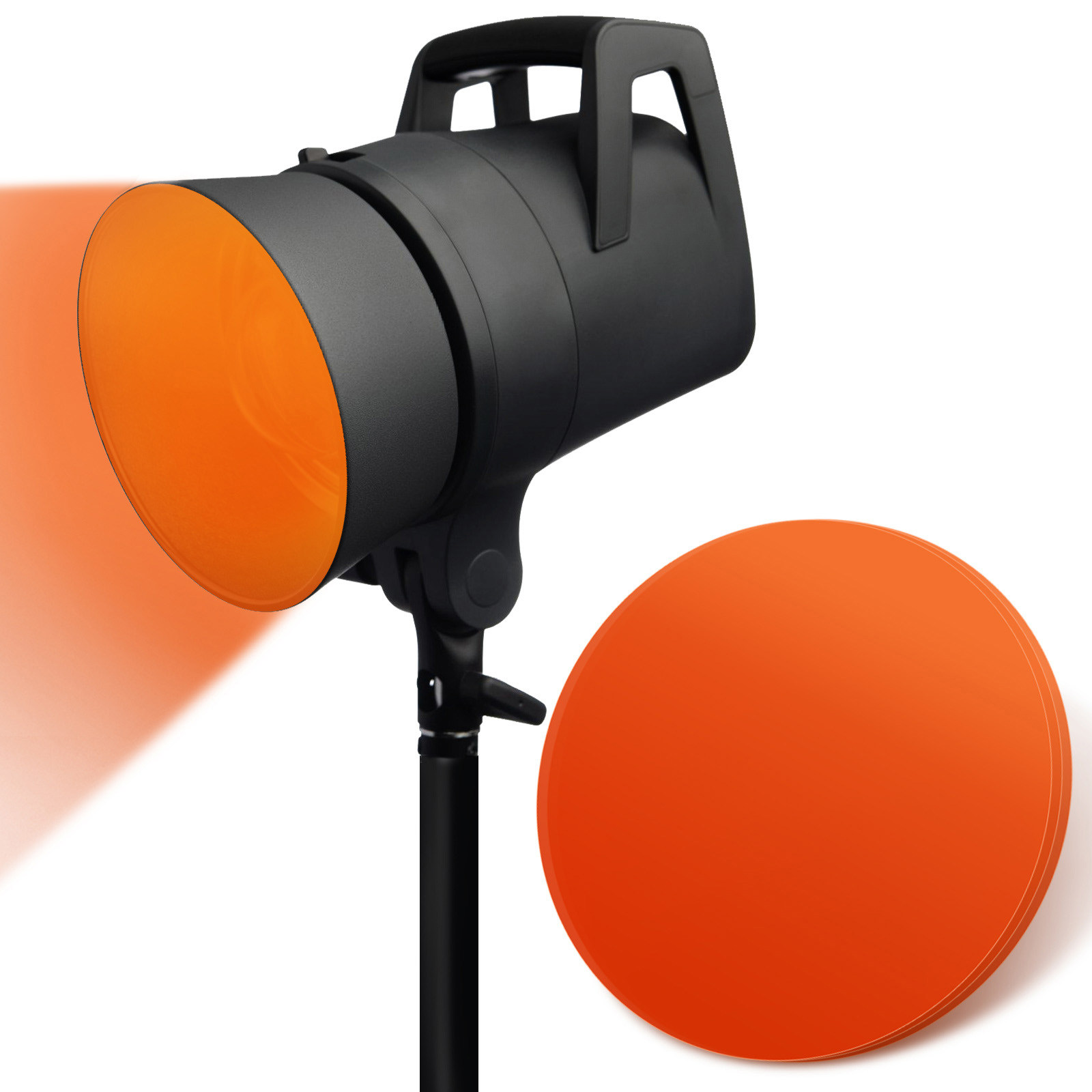Photography Lighting Material - 5Pcs 사진 조명 젤 오렌지 컬러