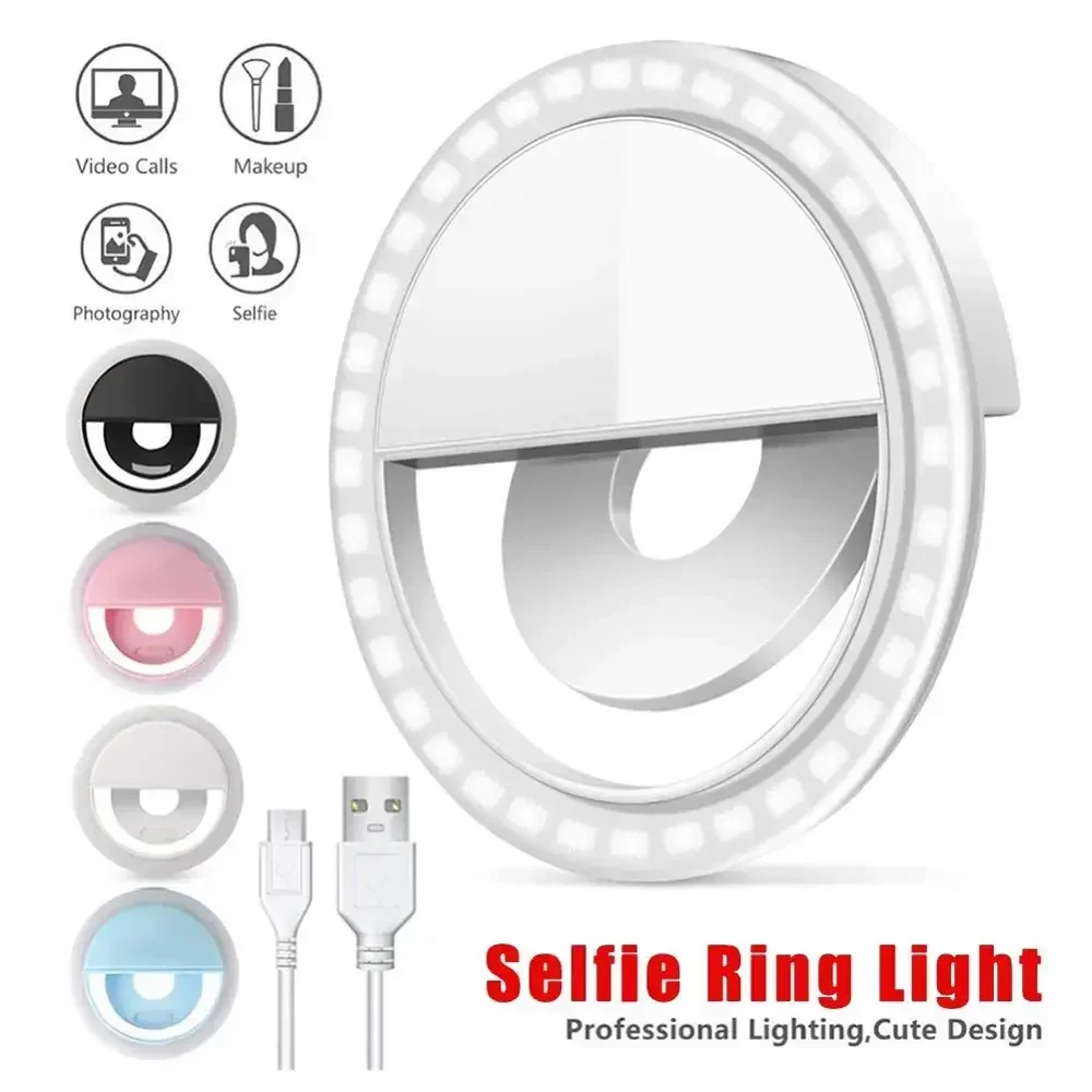 Photography Lighting Tent - LED Selfie 링 라이트 휴대 전화