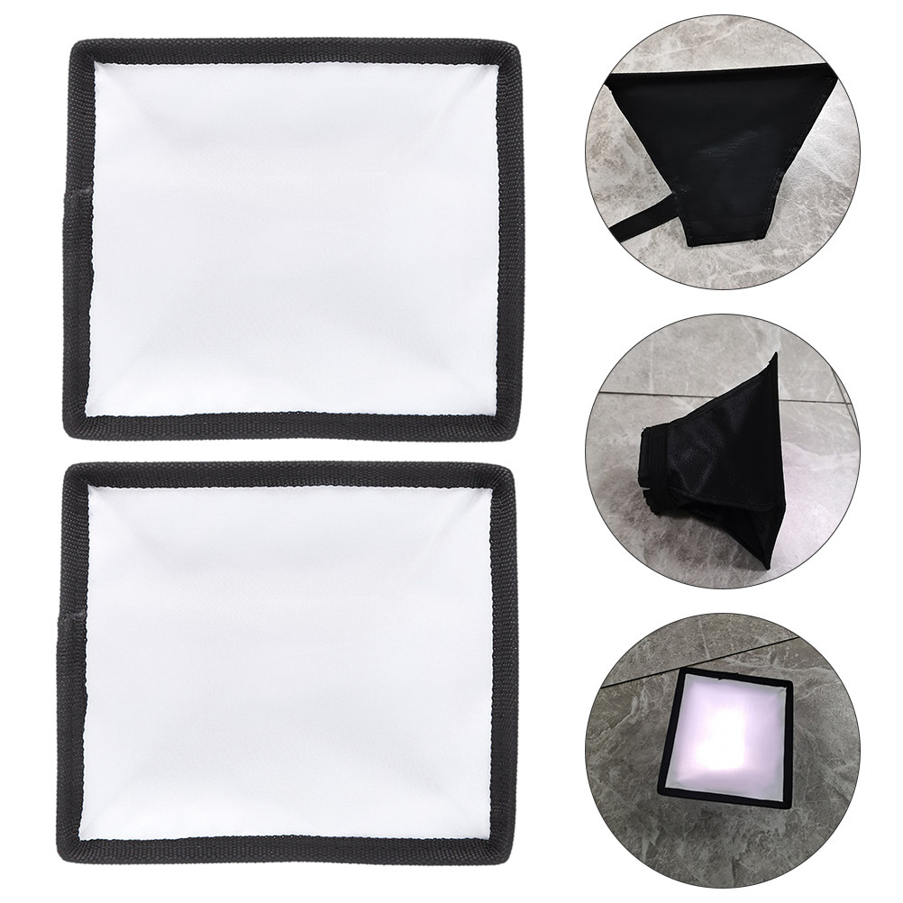 Softbox Portable Strip - 2개입 소프트 플래시 디퓨저 접이식 얇고