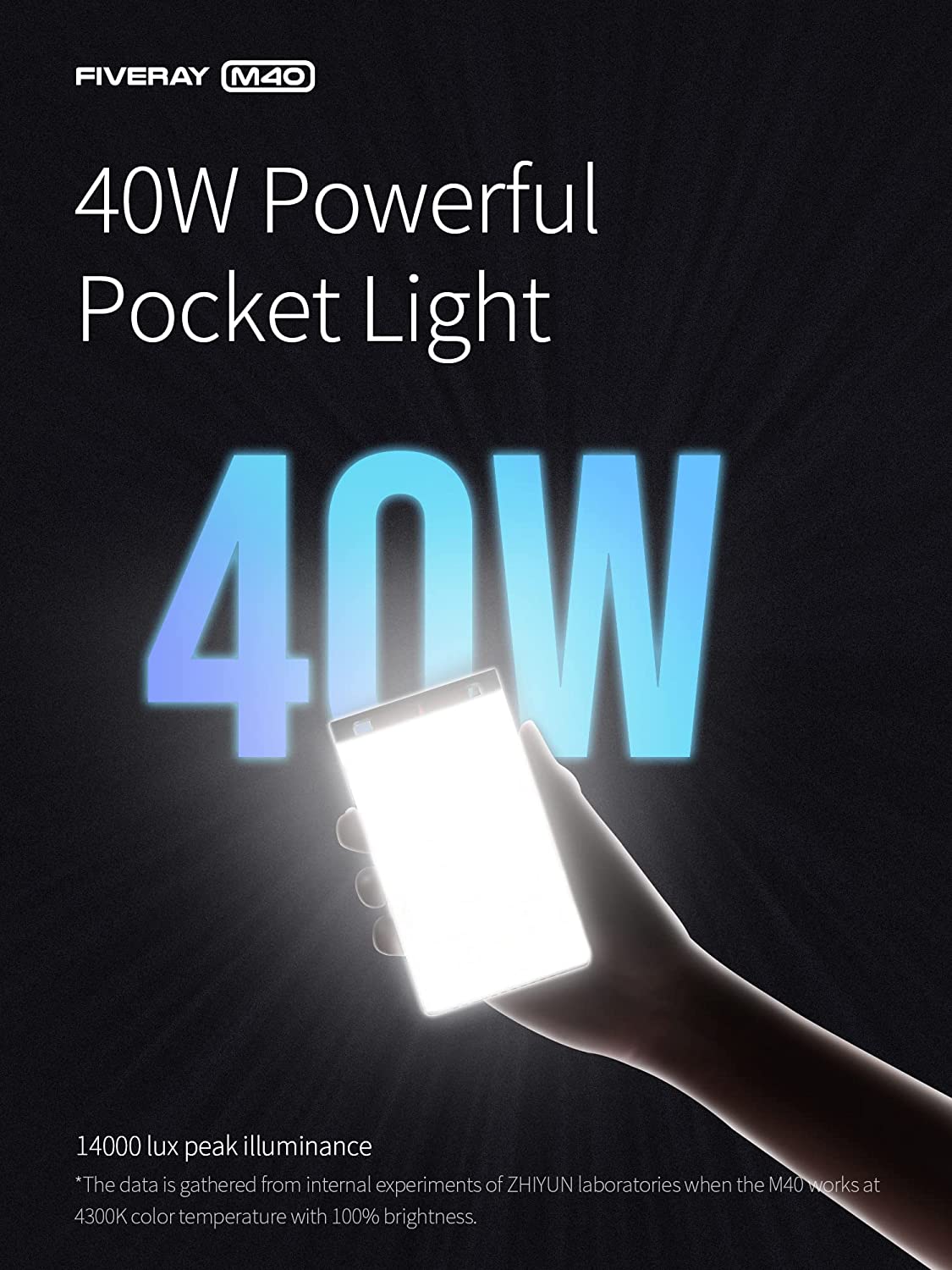 지윤 파이버레이 M40 바이컬러 포켓 라이트 40W L - Photography Lighting Wireless 리뷰 및 가격