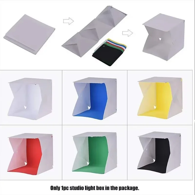 새로운 미니 접이식 포토 부스 소프트박스 소형 LED  - Softbox Portable Strip 리뷰 및 가격