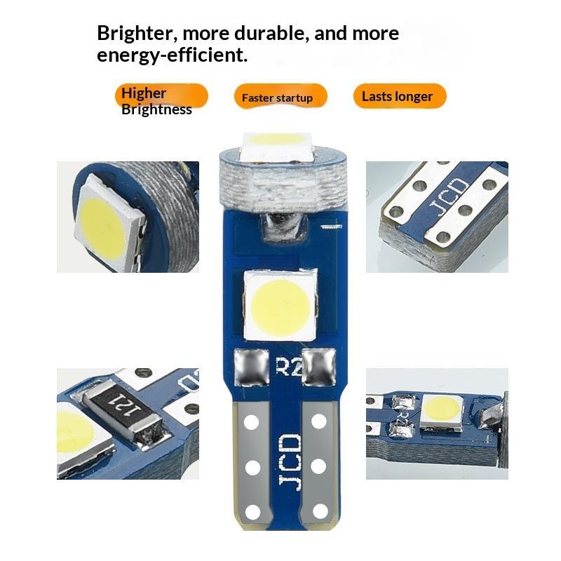10Pcs T5 Led 전구 Canbus W3W 74  - Interior Photography Lighting 리뷰 및 가격