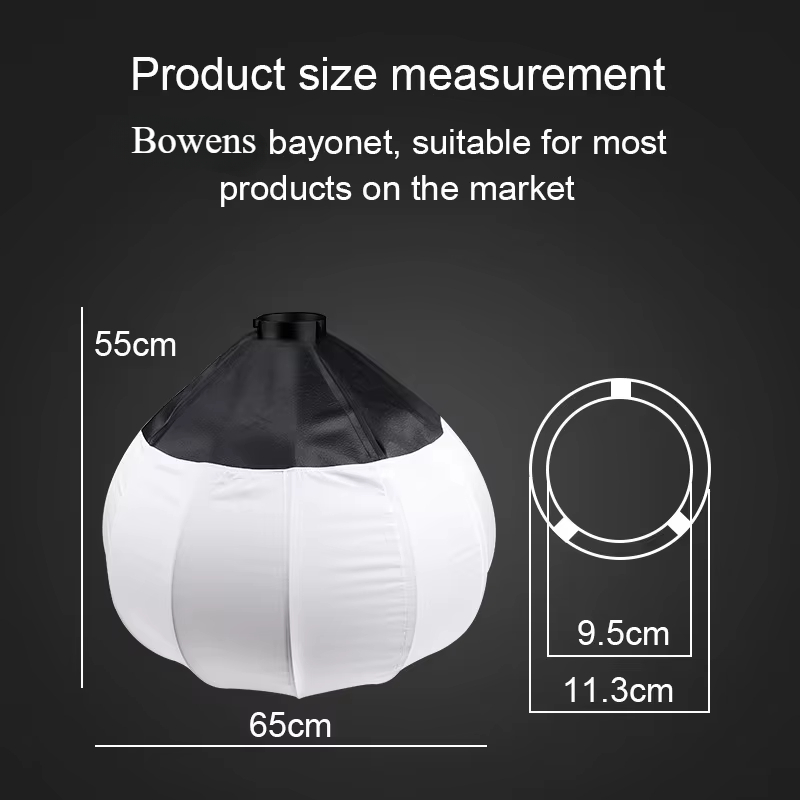 65cm 55cm 글로브 랜턴 소프트박스 Bowens  - Globe Modifier Round 리뷰 및 가격