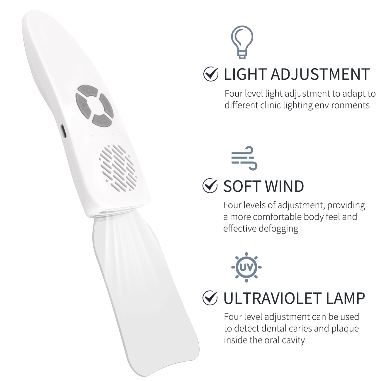 치과용 김서림 방지 거울 키트 LED 조명 거울 구강  - Photography Lighting Kits 리뷰 및 가격