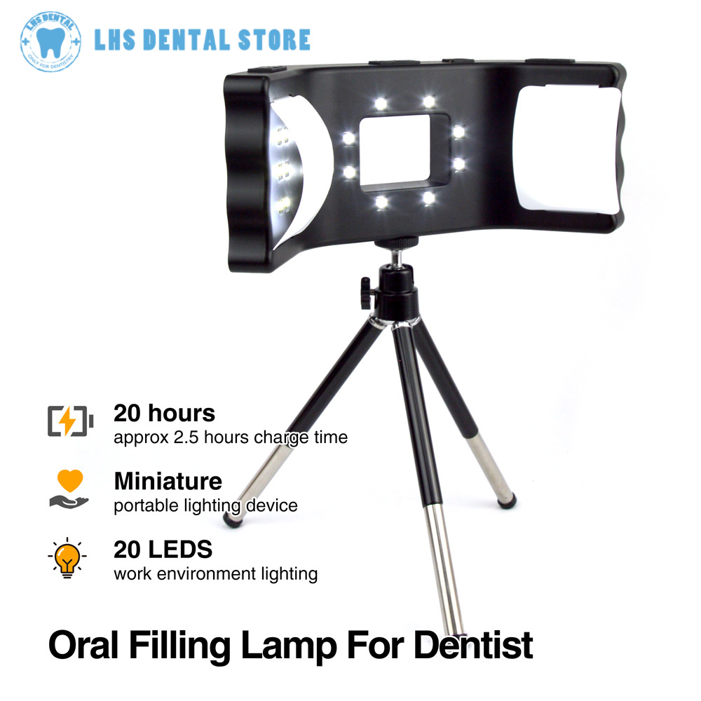 치과 구강 사진 LED 램프 사진 램프 플래시 라이트  - Photography Lighting Kits 리뷰 및 가격