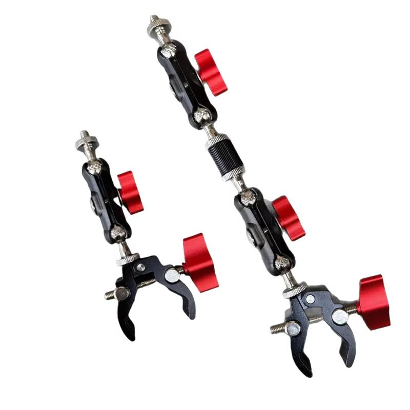 더블 볼 헤드가 있는 카메라 슈퍼 클램프 - 모니터/조 - Photography Lighting Rig 리뷰 및 가격