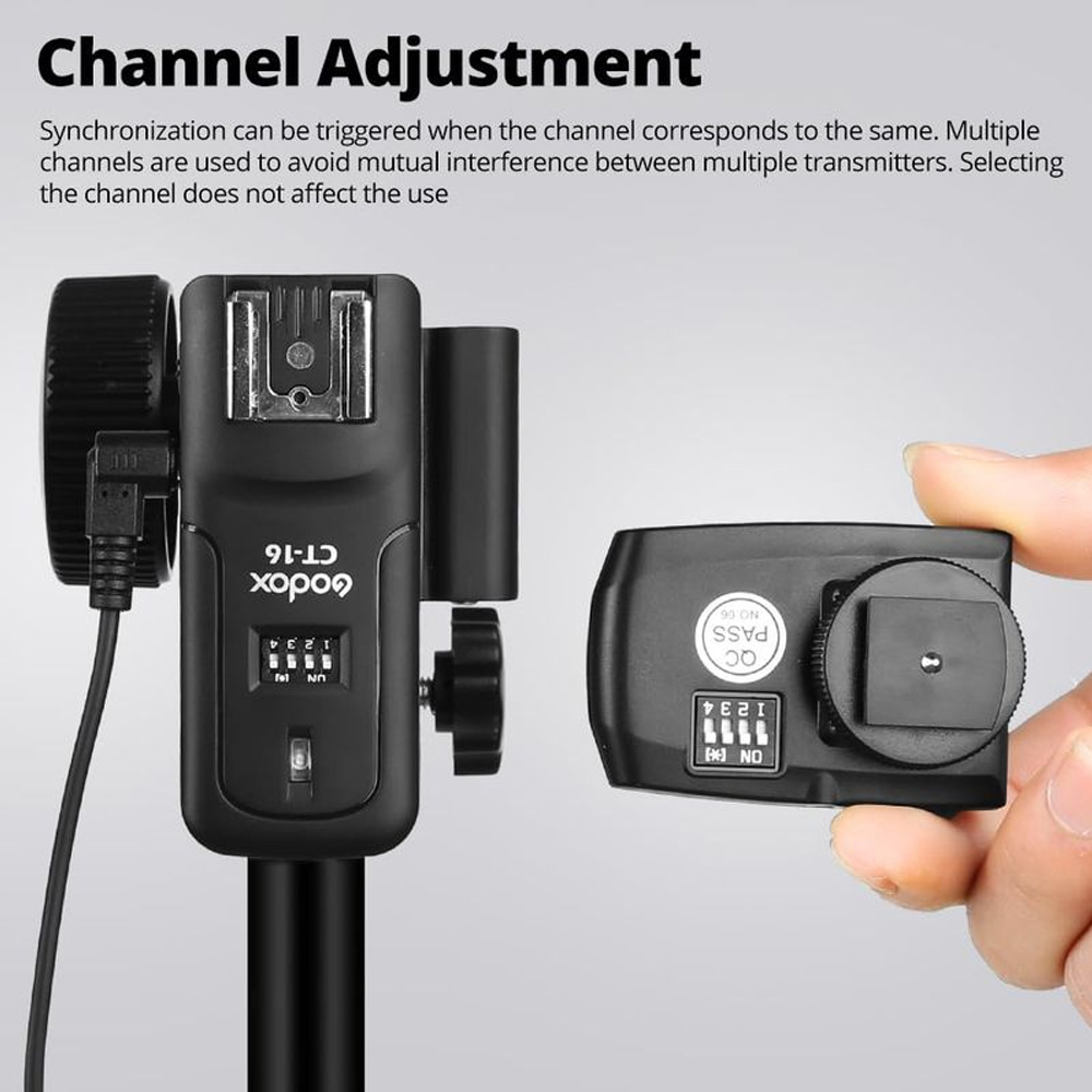 Godox CT-16 16채널 무선 라디오 플래시 트리 - Trigger Receiver Set 리뷰 및 가격