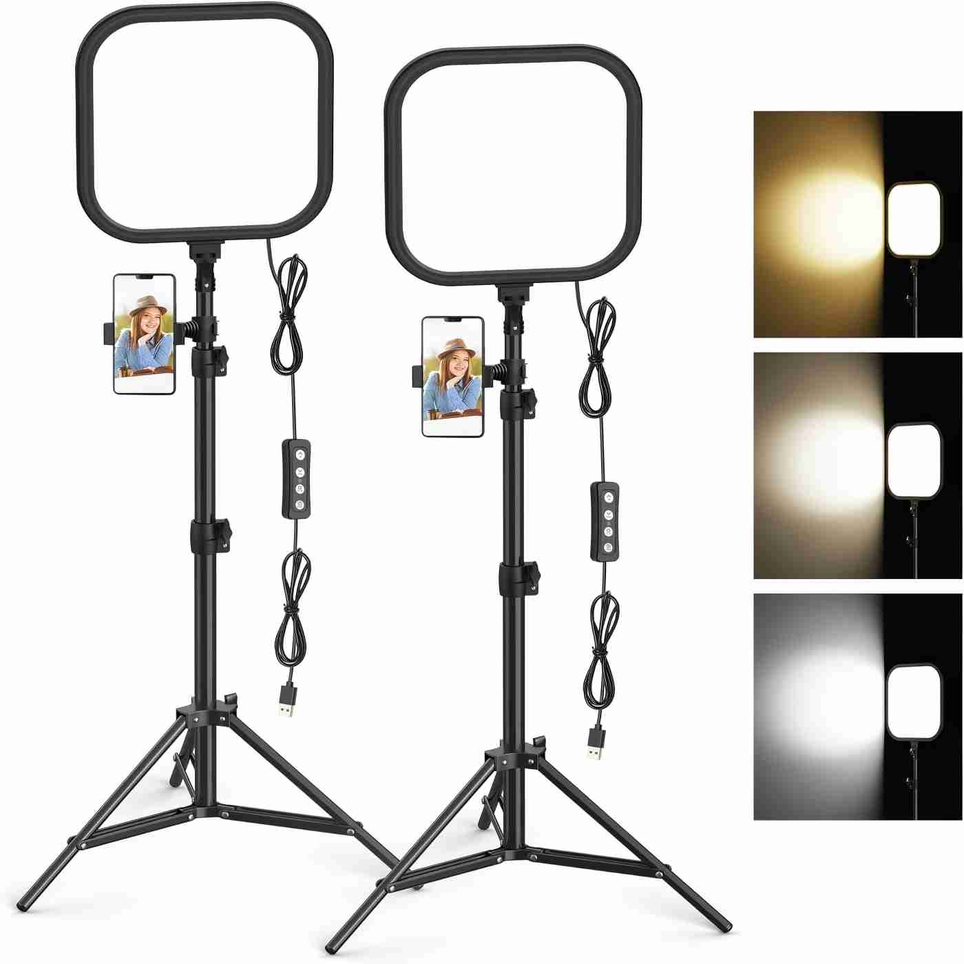 2팩 LED 비디오 조명 키트 15W 78인치 디밍 가 - Altson Photography Video Lighting Kit 리뷰 및 가격
