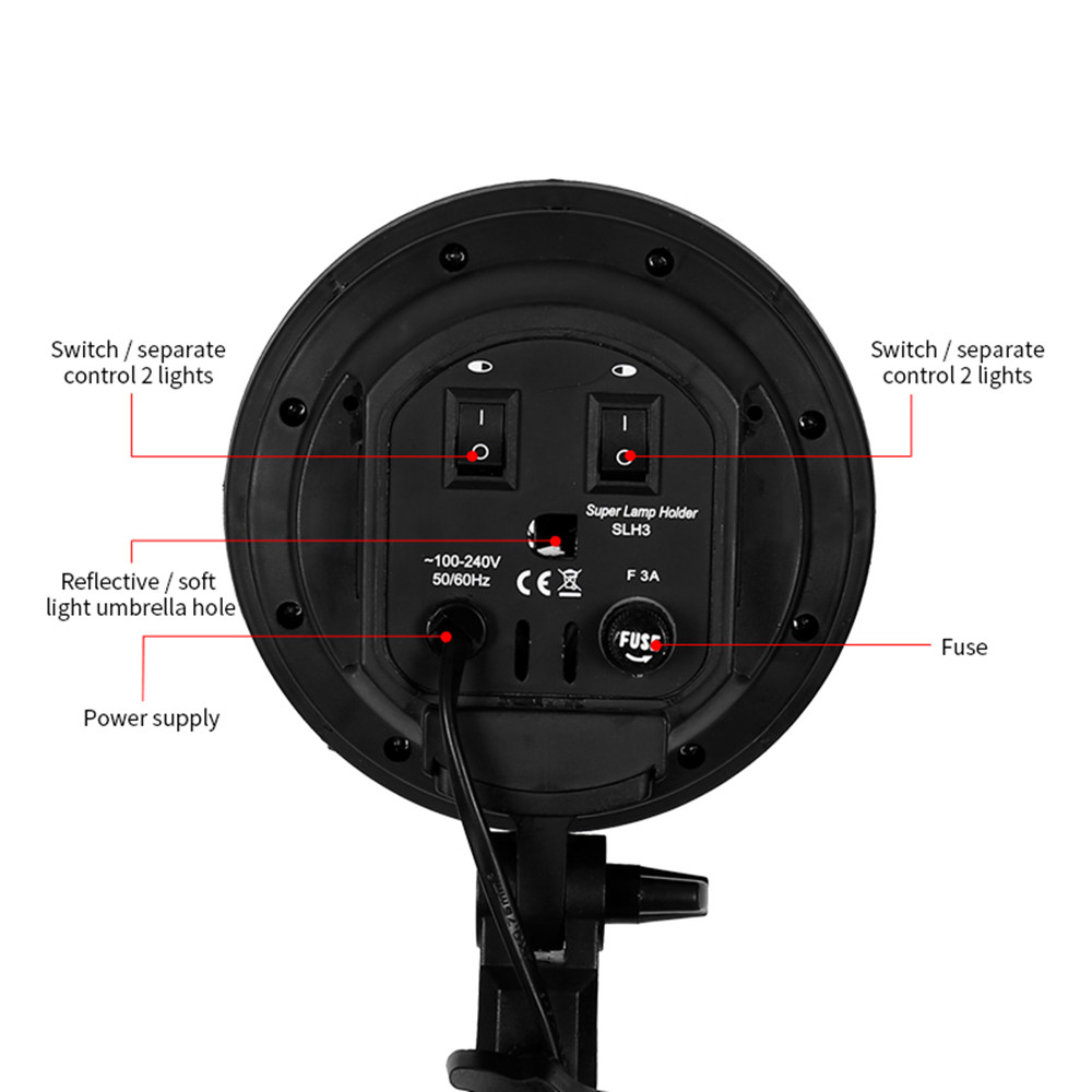 사진 스튜디오용 소프트 박스 키트용 전구, E27 베이 - Photography Lighting Kits 리뷰 및 가격