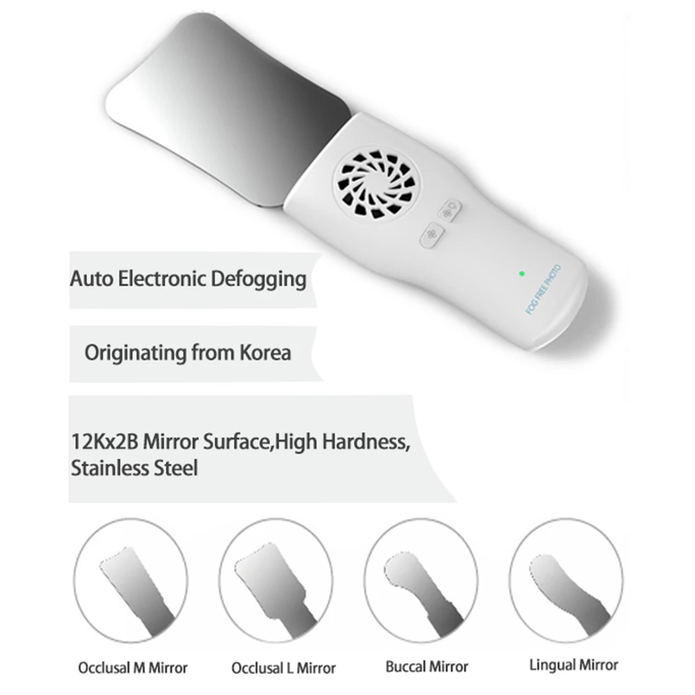 치과 안티 안개 거울 세트 LED 조명이있는 교정 반사 - Photography Lighting Kits 리뷰 및 가격