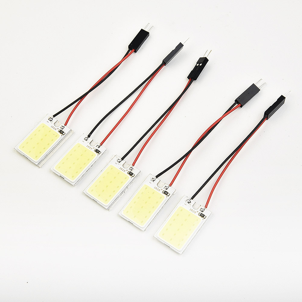 5pcs 화이트 COB 18 LED 칩 패널 자동차 인 - Interior Photography Lighting 리뷰 및 가격