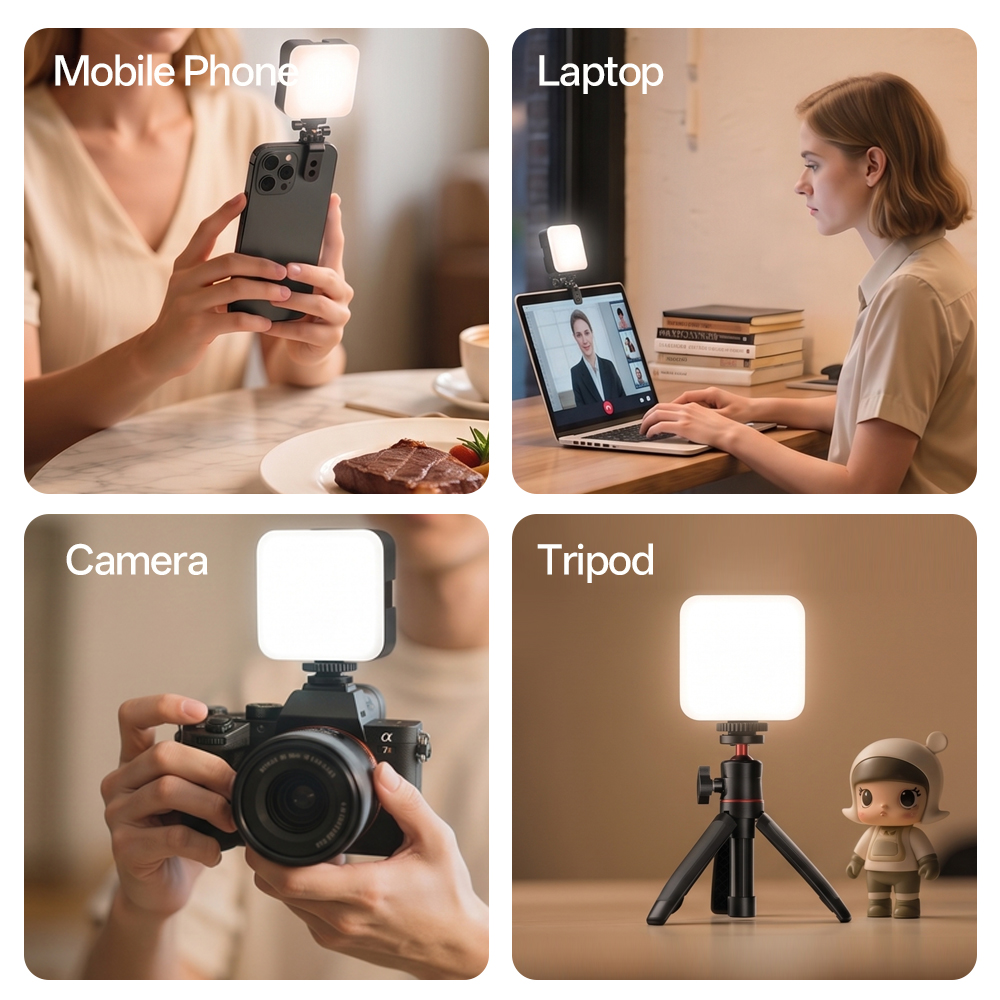 휴대용 미니 포켓 LED 조명 클립형 스마트폰 조절 가 - Photography Lighting Handheld 리뷰 및 가격
