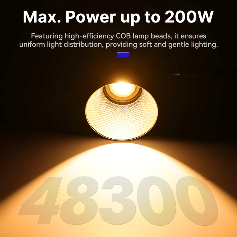 울란지 VL-200Bi 200W 바이컬러 COB 비디오 - Photography Lighting Wireless 리뷰 및 가격