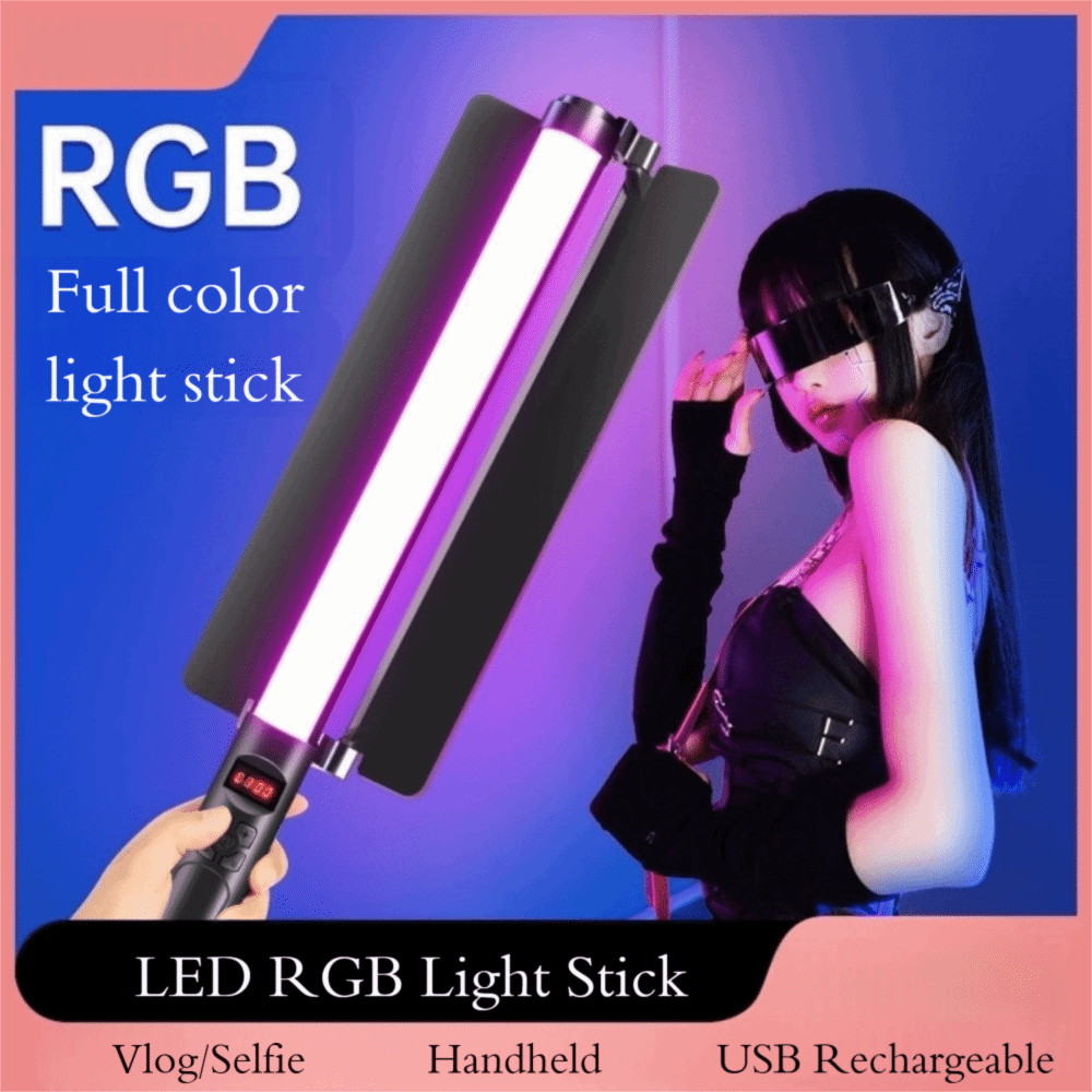 휴대용 LED RGB 라이트 스틱 컬러풀 USB 충전식 - Photography Lighting Handheld 리뷰 및 가격
