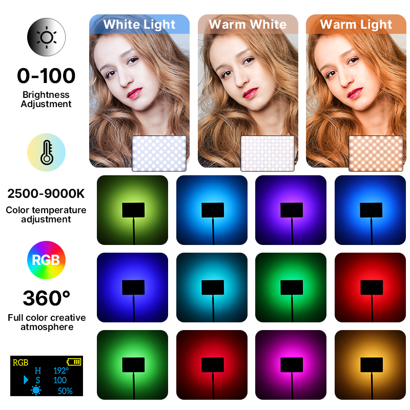 Ulanzi LT003 15W RGB 비디오 라이트 풀 - Photography Lighting Wireless 리뷰 및 가격
