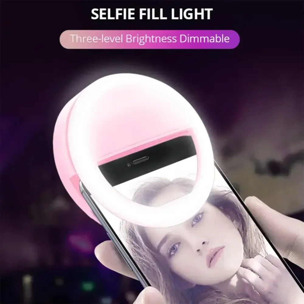 LED Selfie 링 라이트 휴대 전화 클립 온 램프 - Photography Lighting Tent 리뷰 및 가격