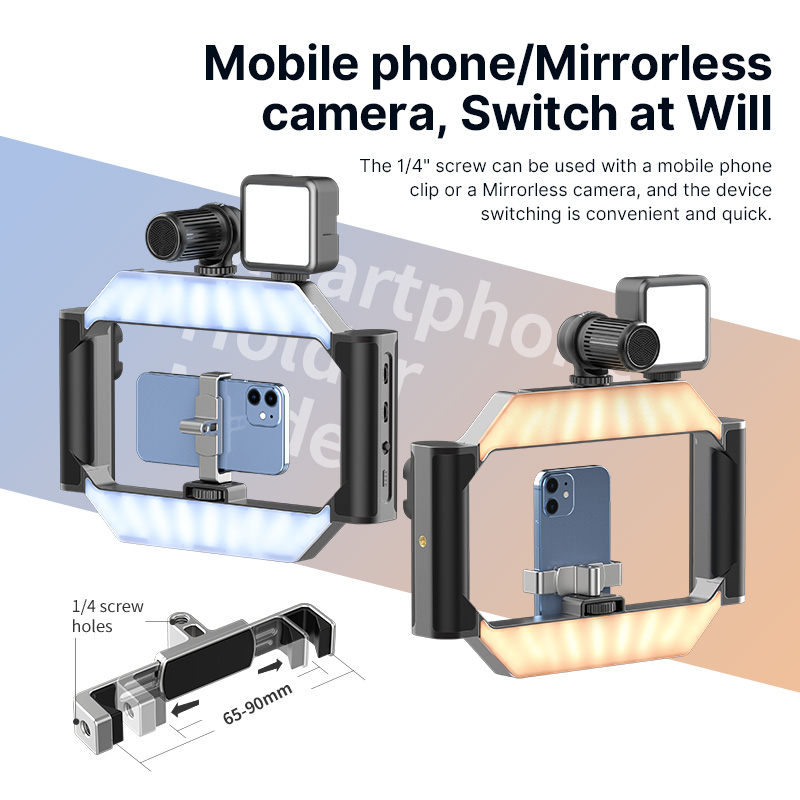 Ulanzi U-Rig 휴대폰 사진 LED 램프, 블루 - Photography Lighting Rig 리뷰 및 가격