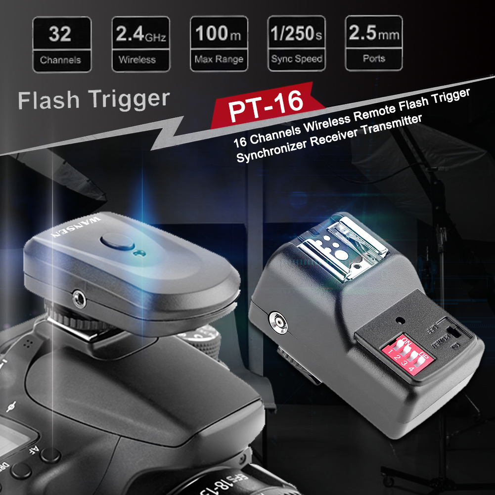 핫슈 플래시 램프 컨트롤러 16채널 무선 원격 제어 스 - Trigger Receiver Set 리뷰 및 가격