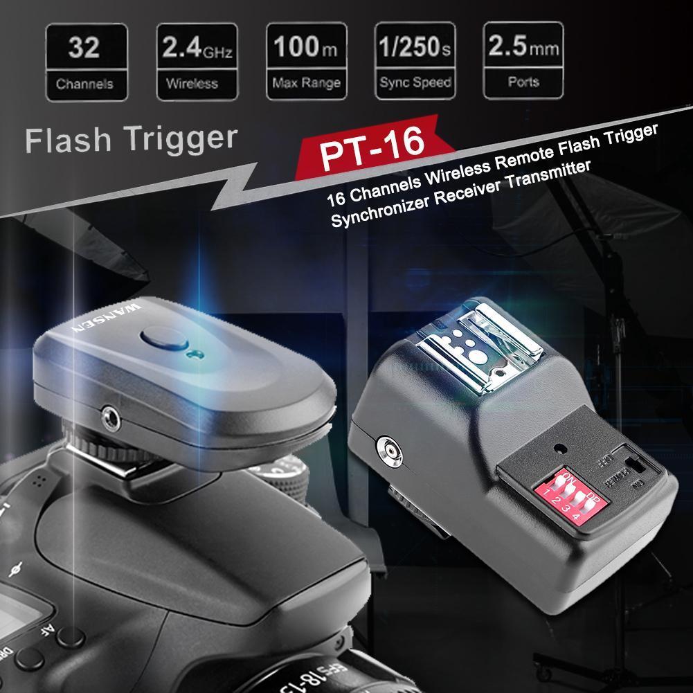 핫슈 플래시 램프 컨트롤러 16채널 무선 원격 제어 스 - Trigger Receiver Set 리뷰 및 가격